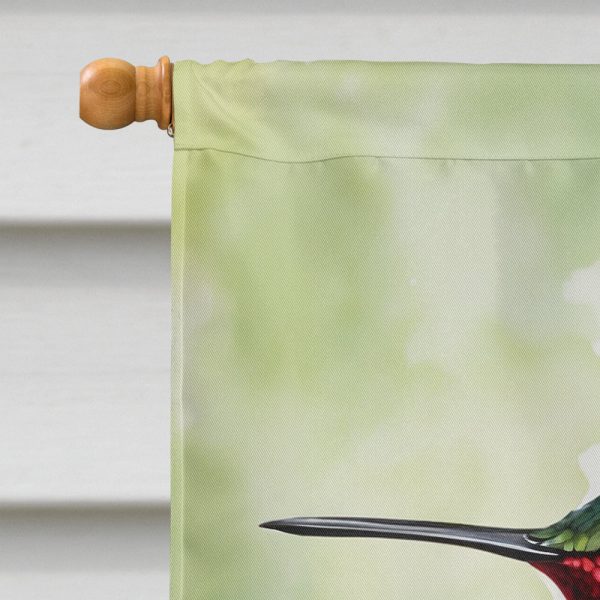 Calliope Hummingbird House Flag on Sale - Image 3