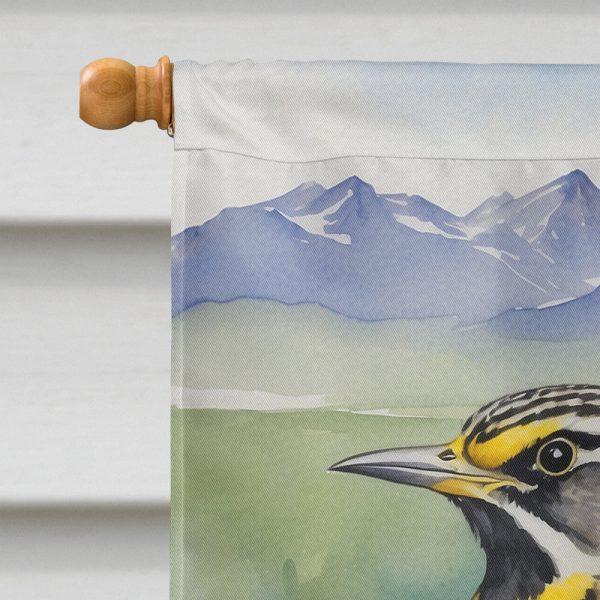 Wyoming Western Meadowlark House Flag Supply - Image 3