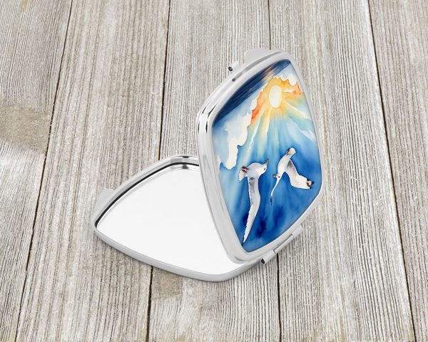 Gulls Soaring High Compact Mirror For Sale - Image 2