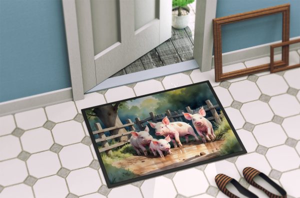 Piglets in the Mud Doormat Online - Image 4