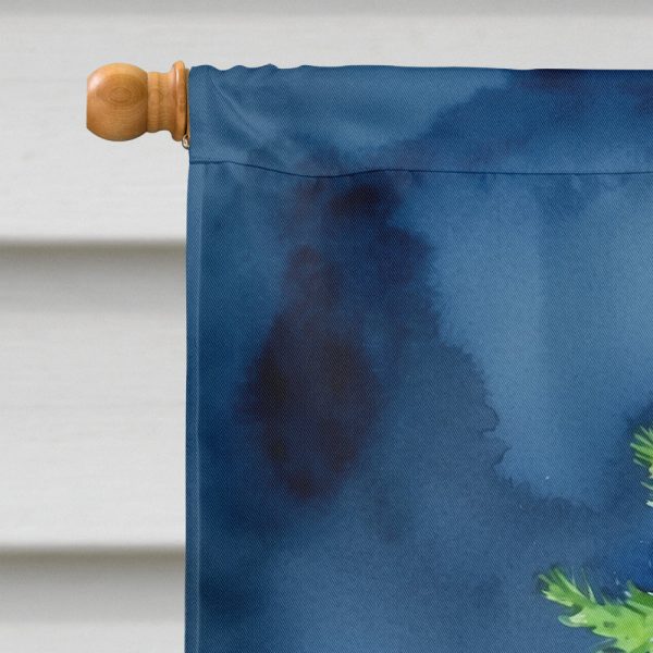 Black Cocker Spaniel Christmas Reindeer House Flag Online Hot Sale - Image 3