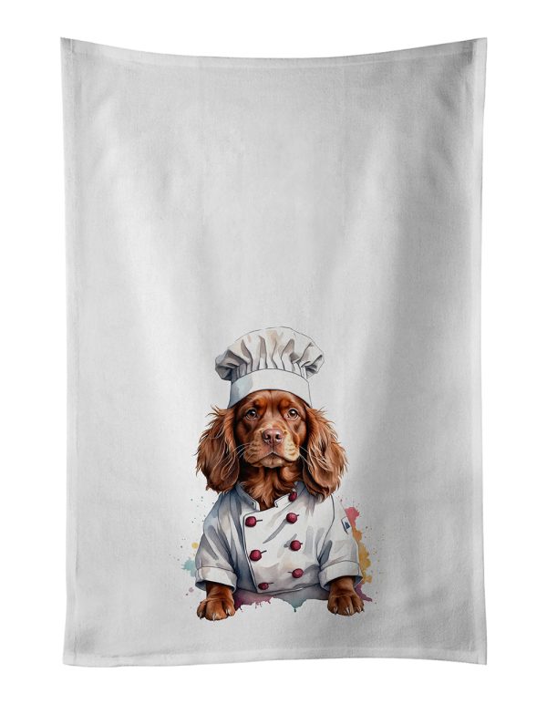 Sussex Spaniel Chef Kitchen Towel Set of 2 Sale