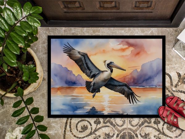 Pelican Fyling at Sunrise Doormat Supply - Image 3