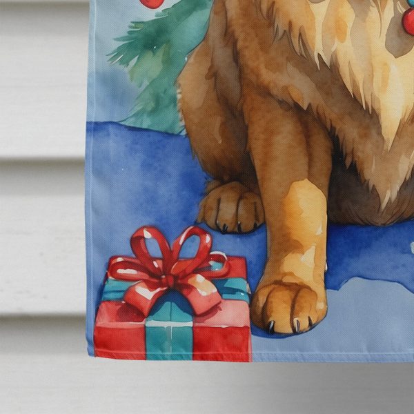 Tibetan Mastiff Christmas Reindeer House Flag Sale - Image 4