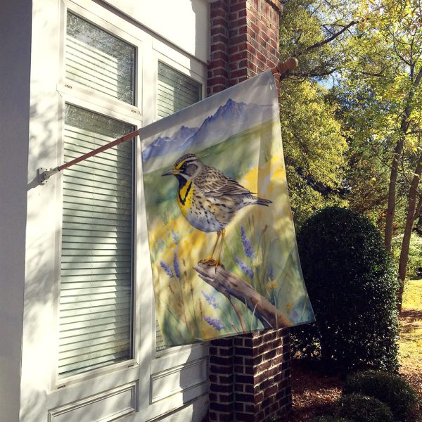 Wyoming Western Meadowlark House Flag Supply - Image 2