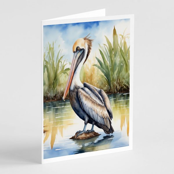 Louisiana Brown Pelican Greeting Cards Pack of 8 Sale