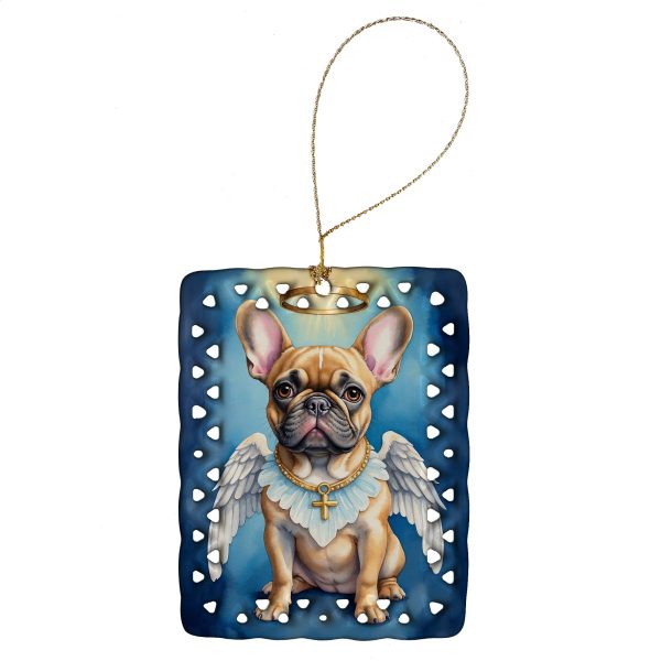French Bulldog My Angel Porcelain Ornament For Discount