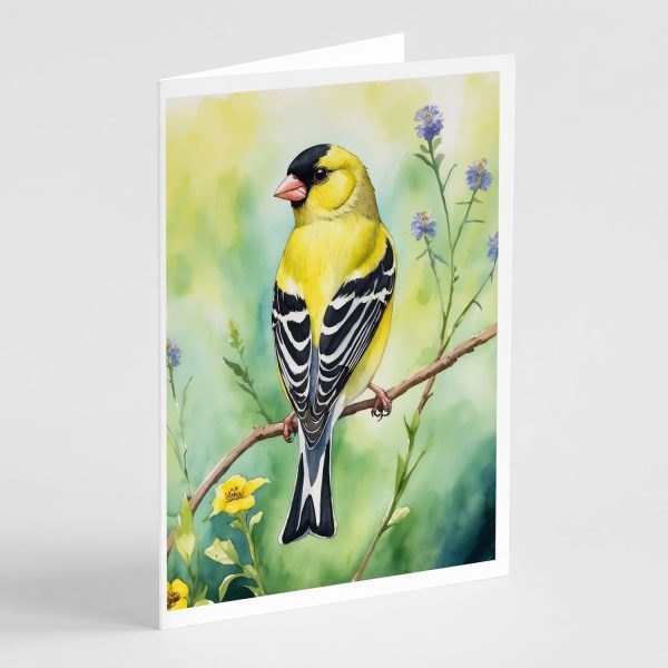 American Goldfinch Greeting Cards Pack of 8 Hot on Sale