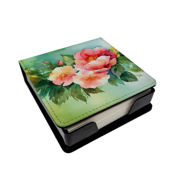 Georgia Cherokee Rose in Watercolor PU Leather Note Paper Holder For Cheap