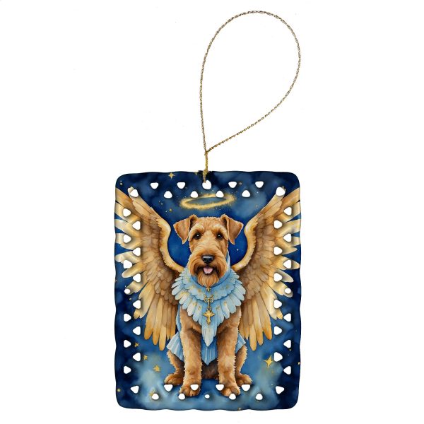 Airedale Terrier My Angel Porcelain Ornament Online Hot Sale