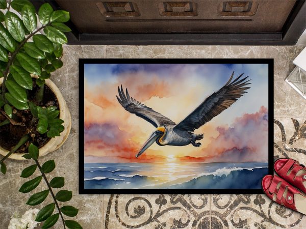 Pelican Fyling at Sunrise Doormat Online Sale - Image 3