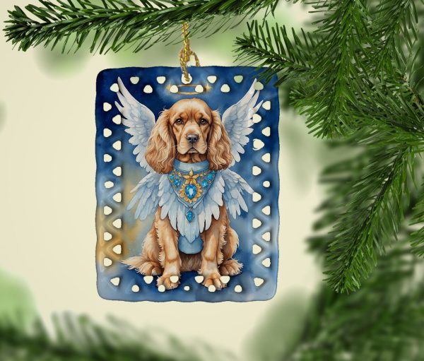 Cocker Spaniel My Angel Porcelain Ornament Online - Image 2