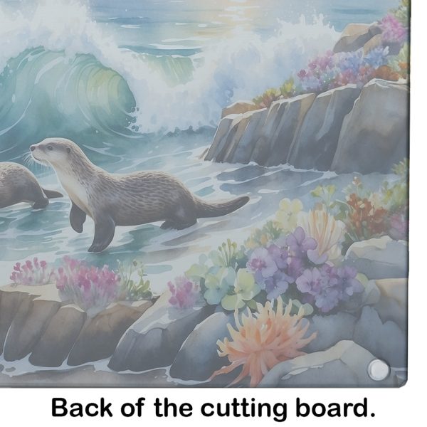 Coastal Wildlife Seals Glass Cutting Board Online Hot Sale - Image 5