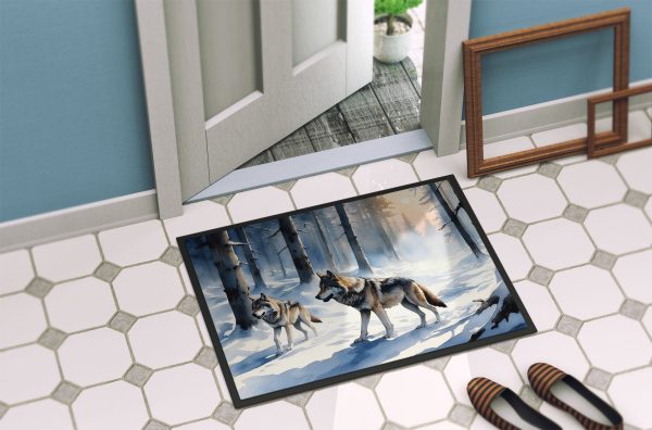 Winter Wolves Doormat For Discount - Image 4