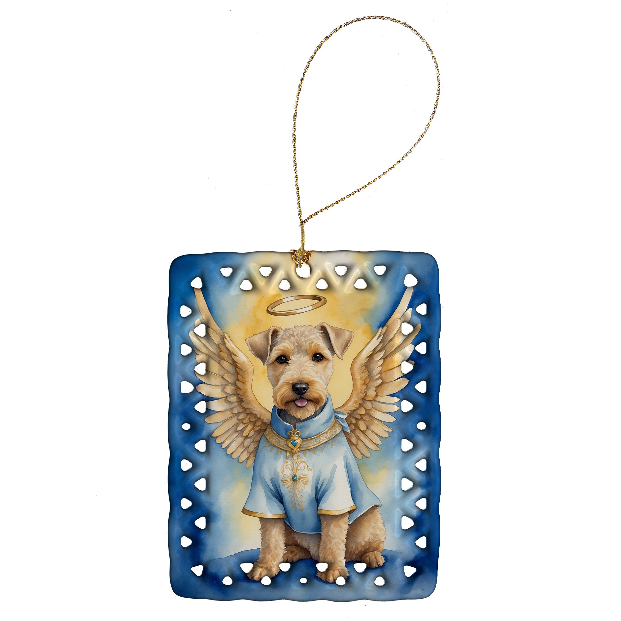 Lakeland Terrier My Angel Porcelain Ornament Online Hot Sale