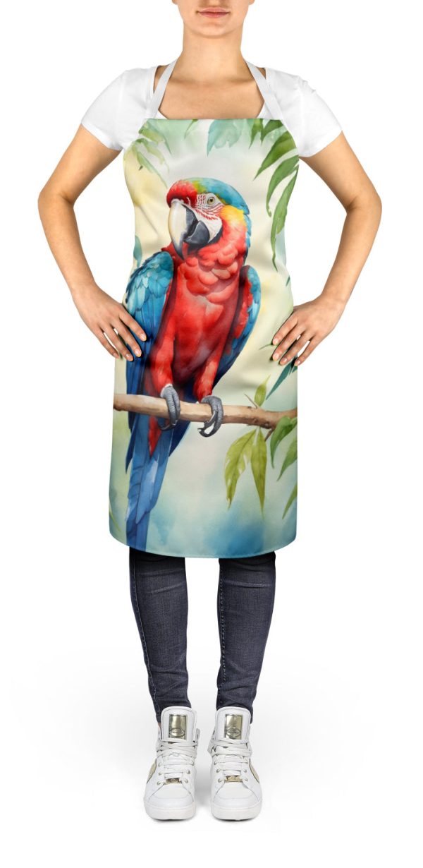 Macaw Parrot Apron Online now - Image 2