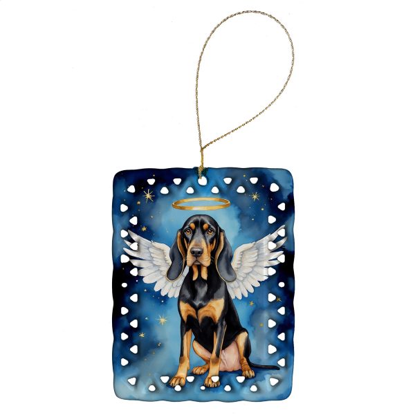 Black and Tan Coonhound My Angel Porcelain Ornament Online Sale