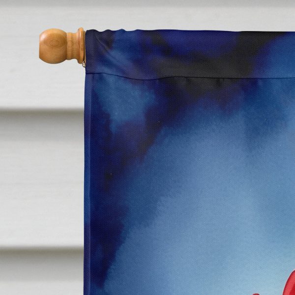 Brussels Griffon Christmas Reindeer House Flag For Sale - Image 3