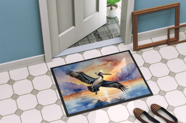 Pelican Fyling at Sunrise Doormat Supply - Image 4
