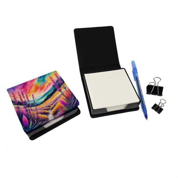 Colorful Liatris PU Leather Note Paper Holder Online now - Image 2