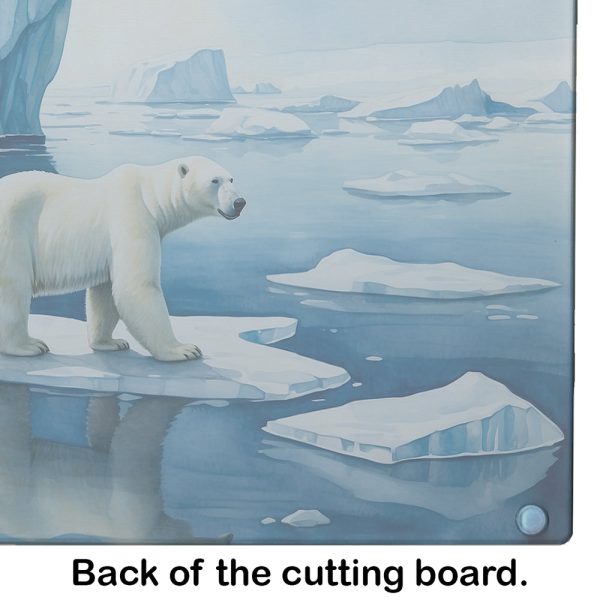 Polar Bear on the Ice Glass Cutting Board Online Hot Sale - Image 5