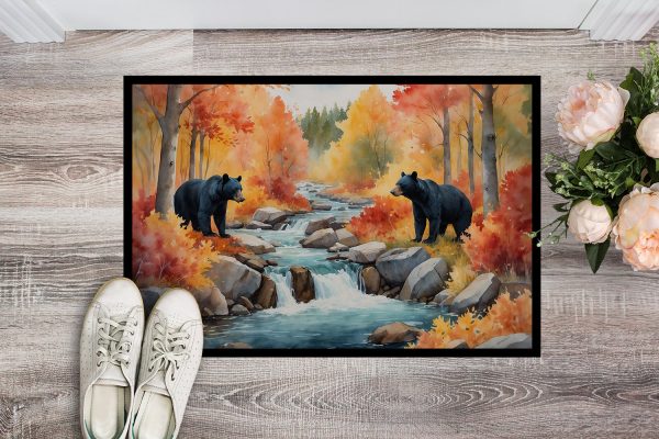 Bears Autumn in the Woods Doormat Cheap - Image 2