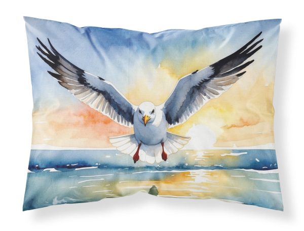 Gull Flying Low Standard Pillowcase For Sale