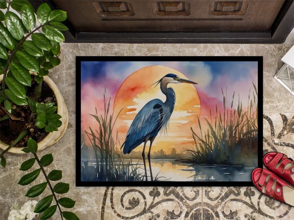 Blue Heron Setting Sun Doormat Supply - Image 3