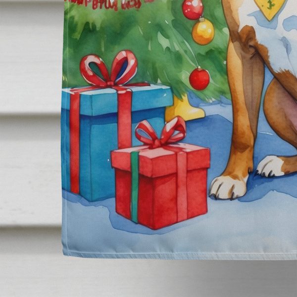 Staffordshire Bull Terrier Christmas Reindeer House Flag Fashion - Image 4