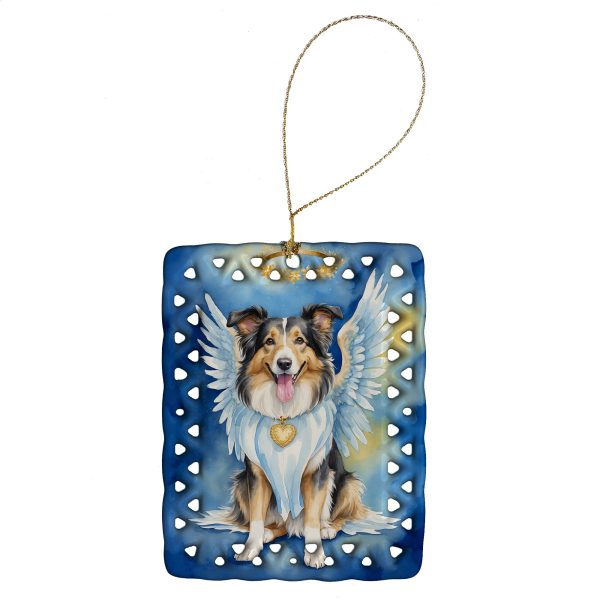 Collie My Angel Porcelain Ornament Hot on Sale