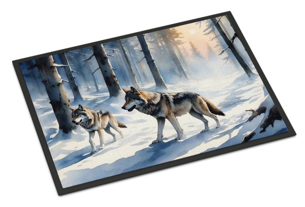 Winter Wolves Doormat For Discount