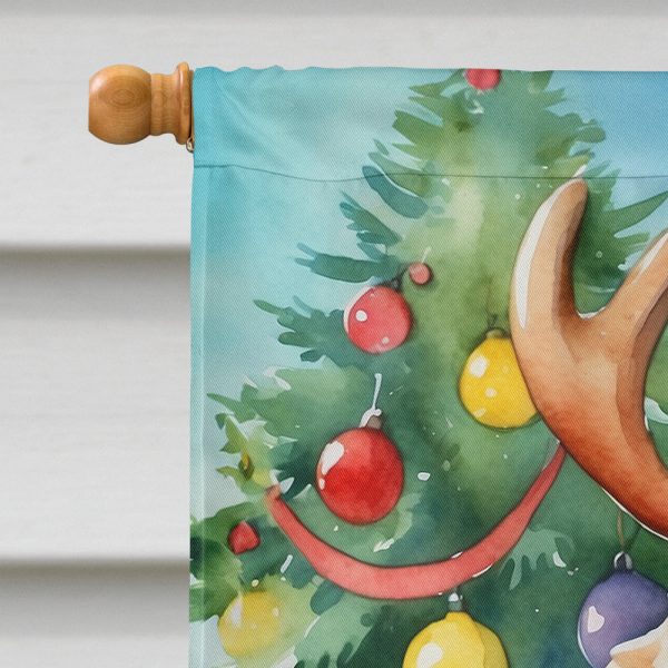 Cockapoo Christmas Reindeer House Flag Discount - Image 3