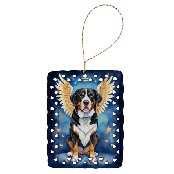 Greater Swiss Mountain Dog My Angel Porcelain Ornament Hot on Sale