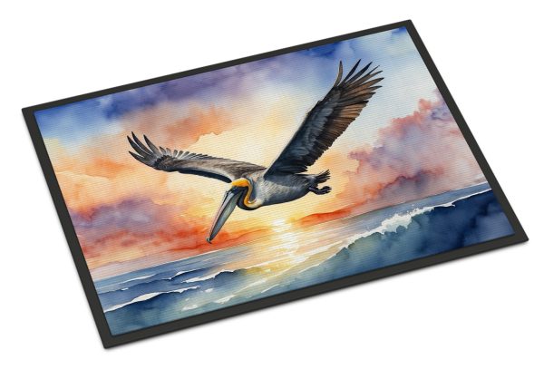 Pelican Fyling at Sunrise Doormat Online Sale