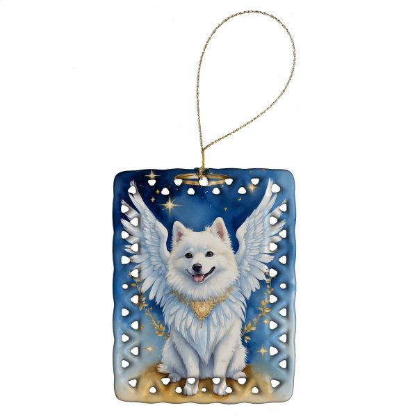 American Eskimo My Angel Porcelain Ornament Online
