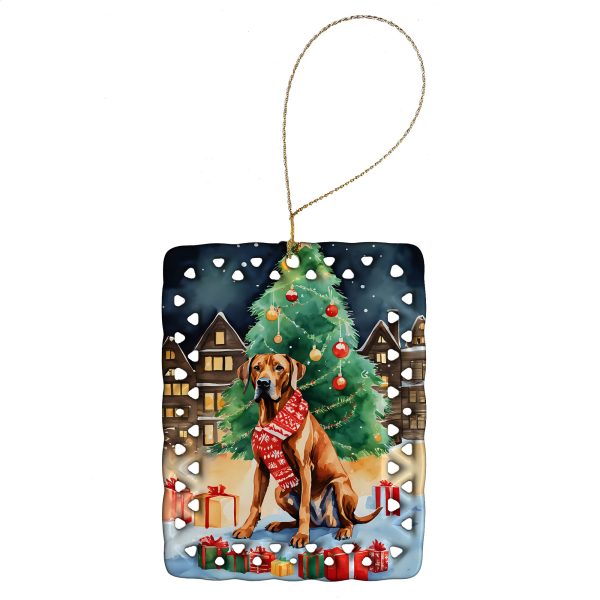 Rhodesian Ridgeback Christmas Porcelain Ornament Sale