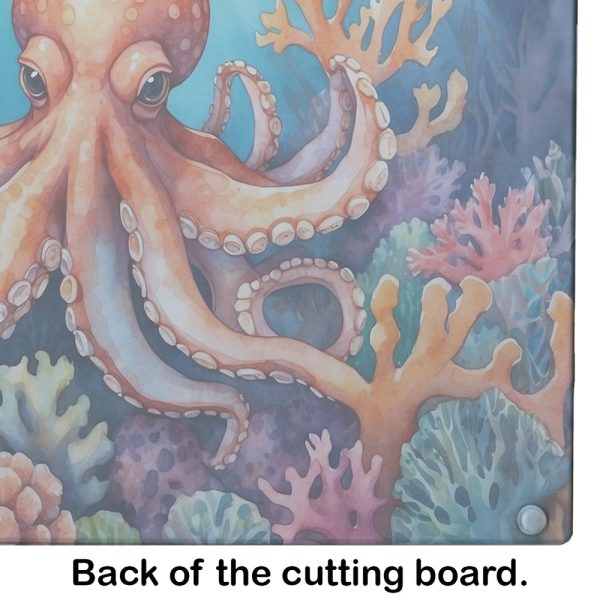 Octopus Among Coral Glass Cutting Board Online Sale - Image 5
