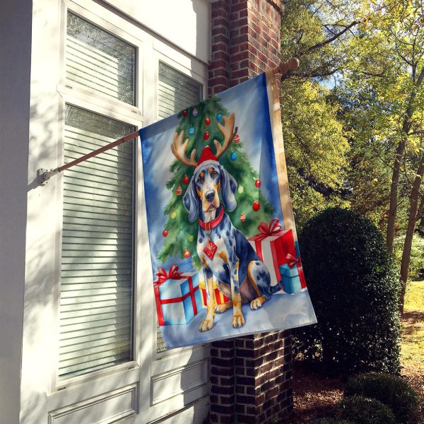 Bluetick Coonhound Christmas Reindeer House Flag Fashion - Image 2