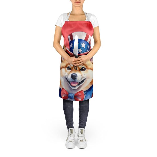 Shiba Inu Patriotic American Apron Online - Image 5