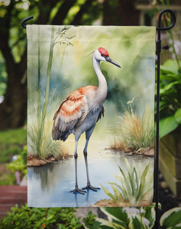 Sandhill Crane Garden Flag –  Garden Flag by Caroline s Treasures Online now - Image 3