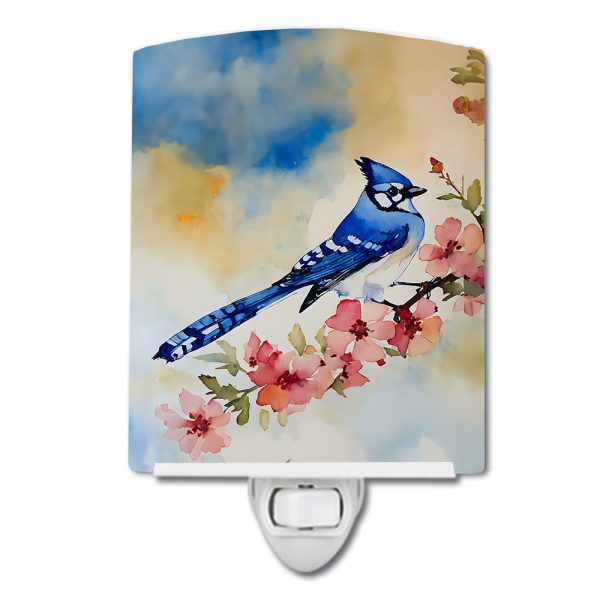 Blue Jay Ceramic Night Light For Discount