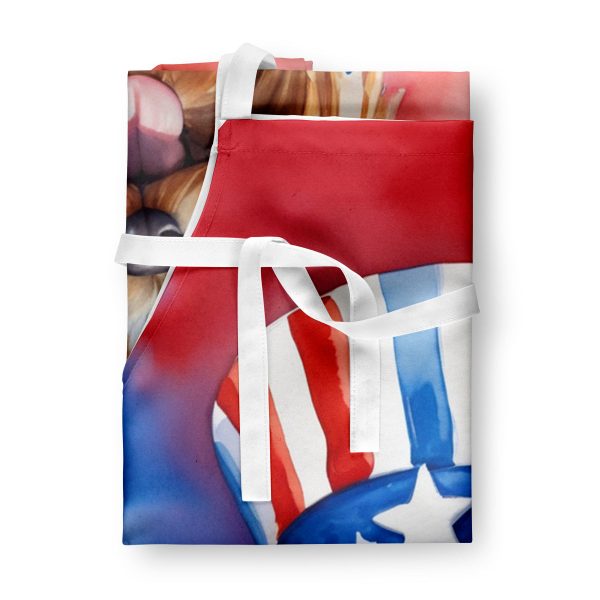 Yorkshire Terrier Patriotic American Apron Supply - Image 3