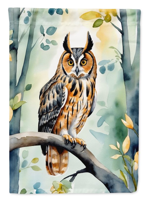 LongEared Owl House Flag Cheap