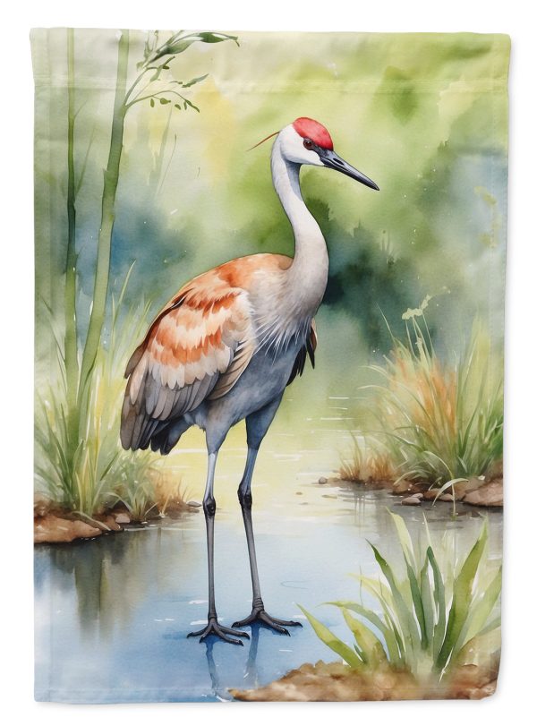 Sandhill Crane House Flag Hot on Sale