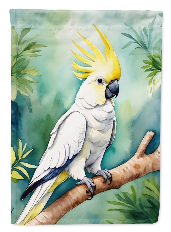 Sulphurcrested Cockatoo House Flag Online Sale