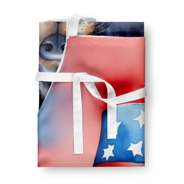 Cocker Spaniel Patriotic American Apron Online Sale - Image 3