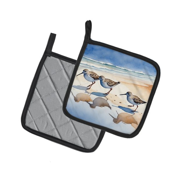 Sandpipers Pair of Pot Holders Online now - Image 2