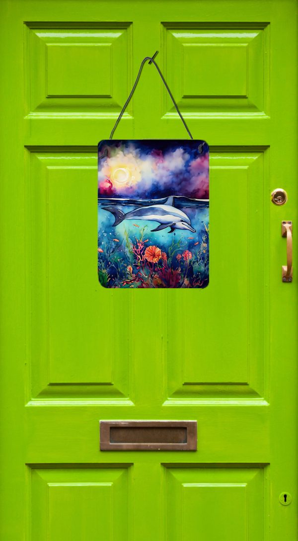 Dolphin Wall or Door Hanging Prints Hot on Sale - Image 2