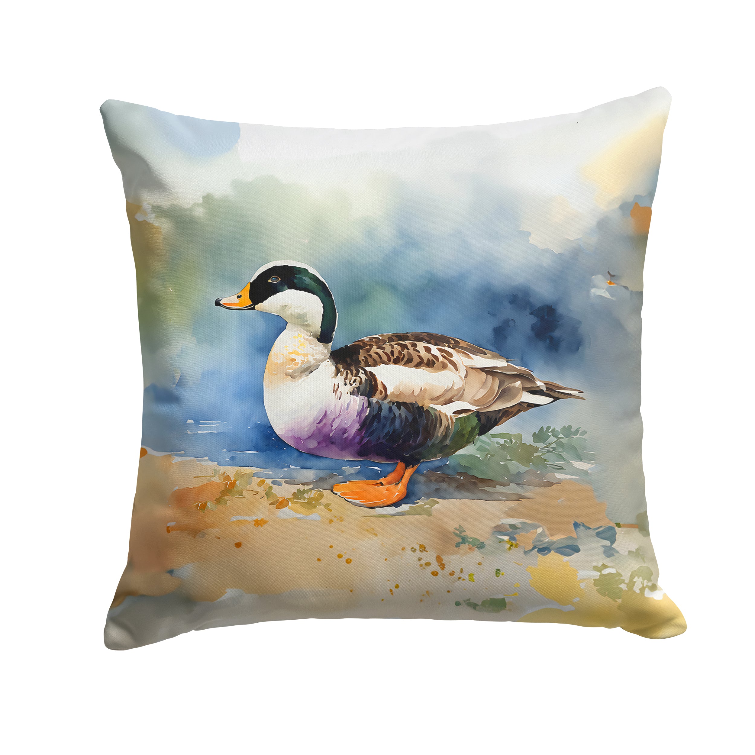 Common Eider Duck Throw Pillow Sale