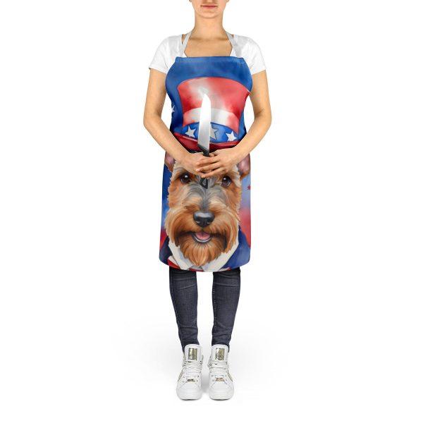 Welsh Terrier Patriotic American Apron Discount - Image 5